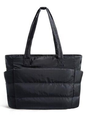 Lightweight Puffer Tote Bag for Travel Work Beach Gym